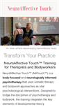 Mobile Screenshot of neuroaffectivetouch.com